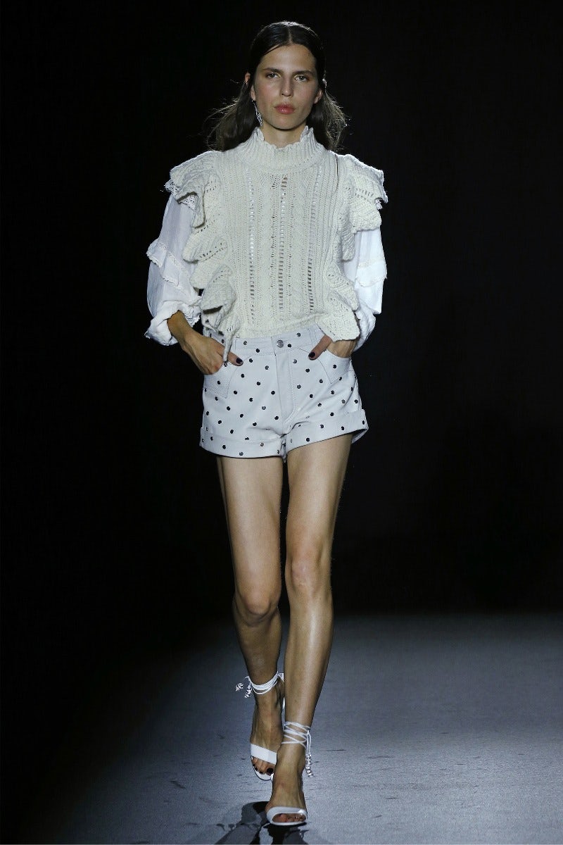 Pullover Lila aus Kaschmir - Damenoberteil aus Kaschmir in Beige